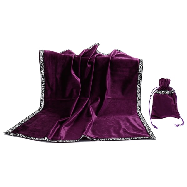 Tarotkort veske fest duk brettspill duk divinat lilla OneSize Purple OneSize