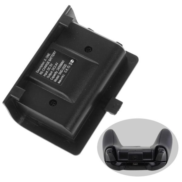 Uusi NI-MH 2400MAH laturipaketti Ladattava akku + USB-kaapeli Xbox Onelle