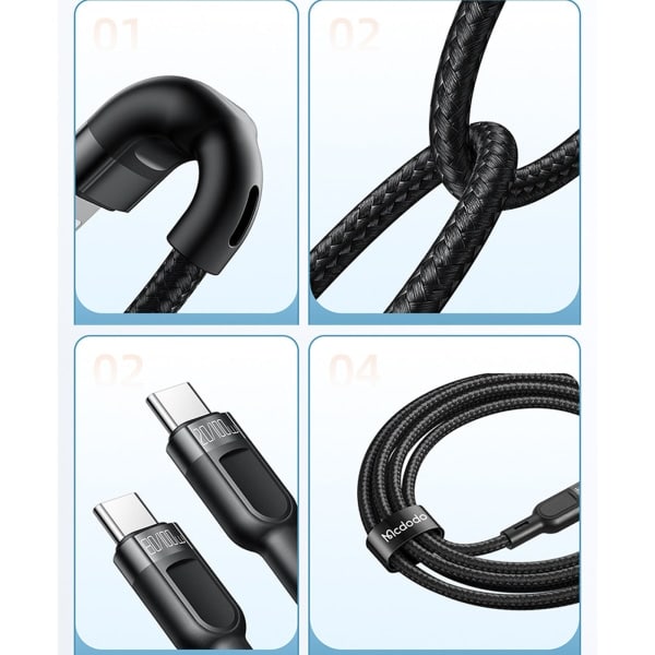 Dual Port Type C Splitter-opladerkabel - Oplad op til to USB C-enheder samtidigt fra en enkelt USB C-port til alle USB C Green