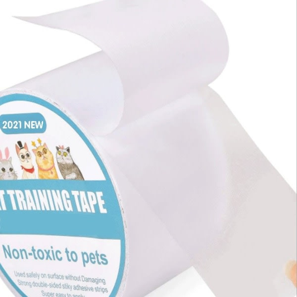 Husdyr Kat Anti-Scratch Tape Rulle Sofa Sofa Møbelbeskyttelse 3m-6,35cm
