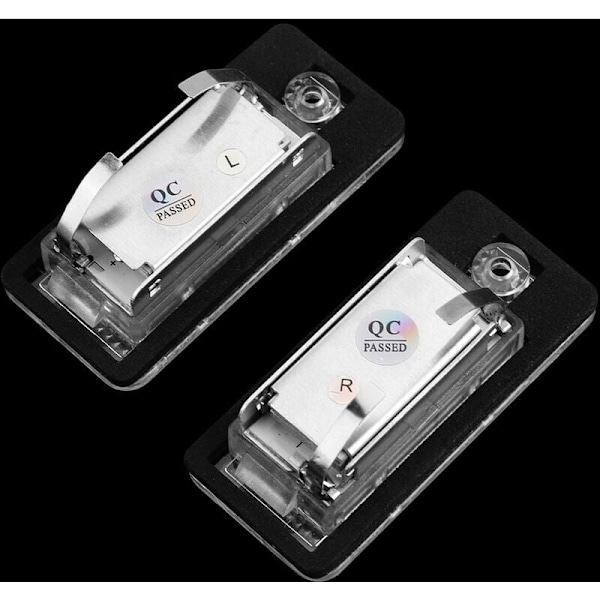 2 stk. Bil LED Skiltlys Hop-Lpl0114 Lyspære Kit For Audi A3 S3 A4 S4 B6 B7 A6 C6 S6,