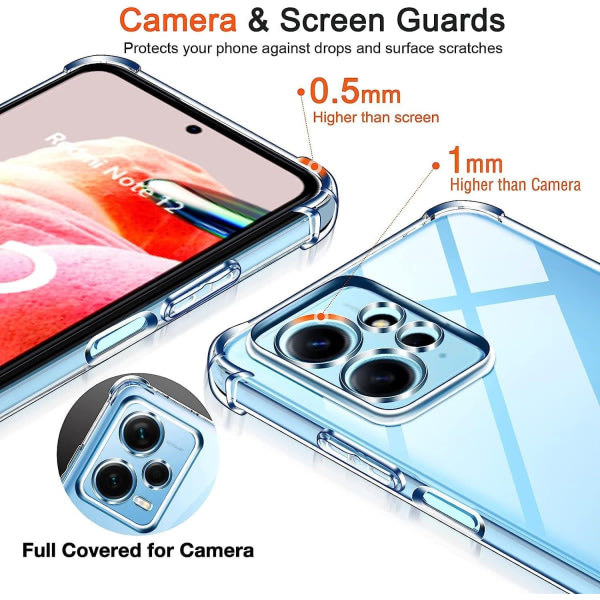 Fodral till Xiaomi Redmi Note 12 4G (inte för Redmi Note 12 5G)