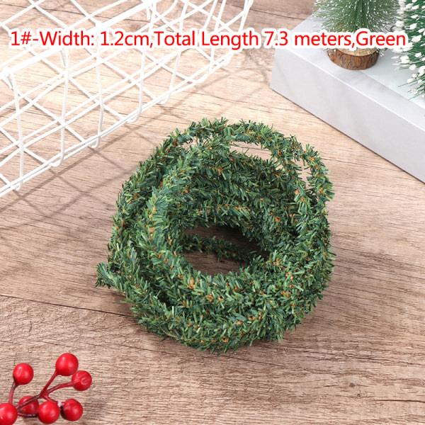 7,3M Dockhus Miniatyremulering Pine Leaf Rotting Strip Chris 1#-1,2cm* 7,3 meter
