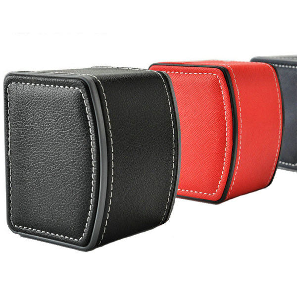Bärbar watch PU - watch Förvaringshållare Röd one size Red one size