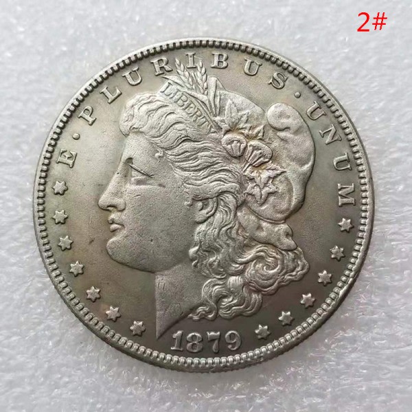 1:a 1878-1887 USA Morgan Silver Dollar $1 minnesmynt C 2 One size 2 One size
