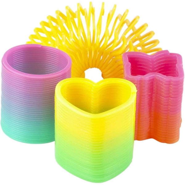 Mini plast spiralfjädrar leksaker | Bedwinas ljusa färger och Sh