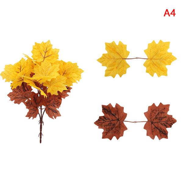 Syksyn tekokukat punaisilla vaahteranlehdillä kotijuhliin Balc A4 onesize A4 onesize