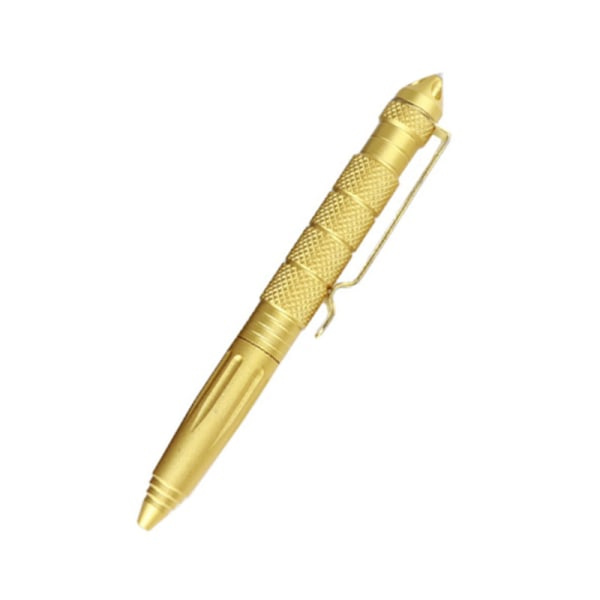 Høj kvalitet personlig taktisk pen i aluminiumlegering Guld