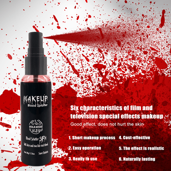 Halloween Plasma Spray Simulering Vampire Blod Zombie Blod