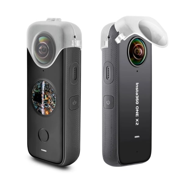 CDQ PC-linsedeksel for Insta 360 X3 panorama kamera Transparent TransparentCDQ