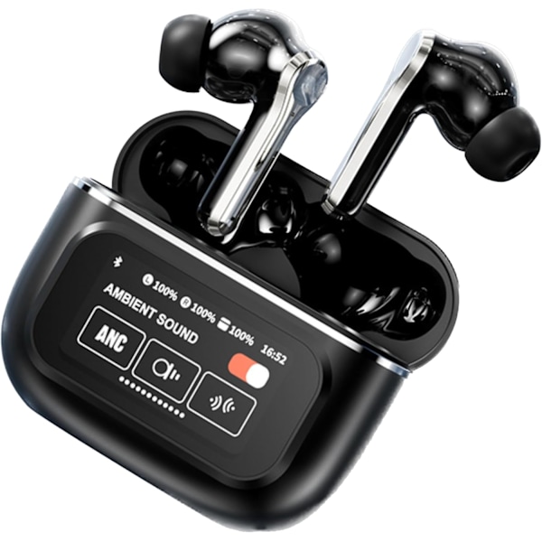 Trådløse Bluetooth Hovedtelefoner med Støjreduktion, Touch Kontrol, Dynamisk Tekstdisplay