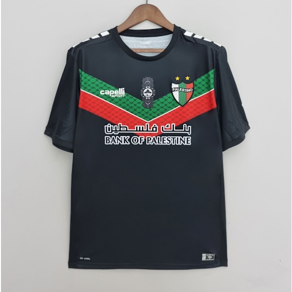 22-23 Palestiinan MM-kisojen pelipaita Koti Vieras Erikoispainos Aikuisten Pelipaita Black M