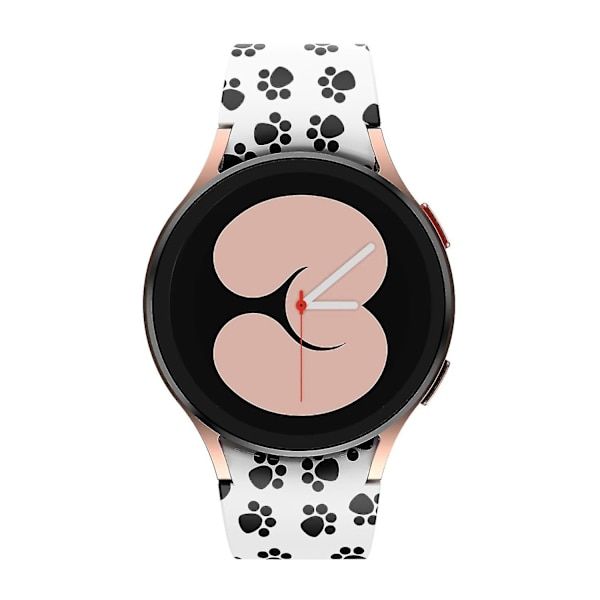 Silikonarmbånd til Samsung Galaxy Watch4 Classic 42mm/46mm/Watch4 Active 40mm/44mm Multicolor, Multifarvet Multicolor, Multicoloured H Style H Samsung Galaxy Watch4