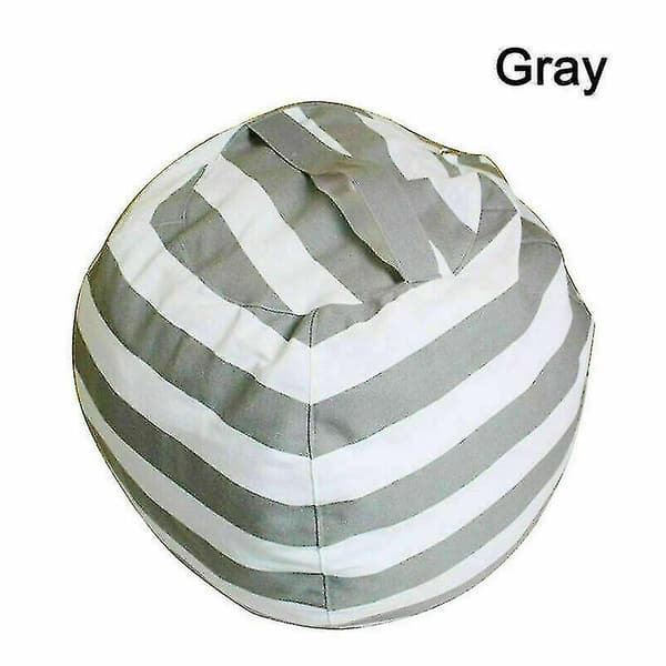 Extra stor leksaksdjursförvaring sittsäck barn sittsäck mjuk sits hem Grå Grey
