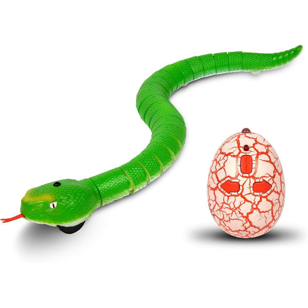 Importera 16 tum realistisk fjärrkontroll RC Snake Toy wit