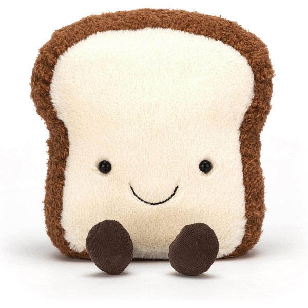 Amuseables Toast Food Plush, Medium 11 tommer