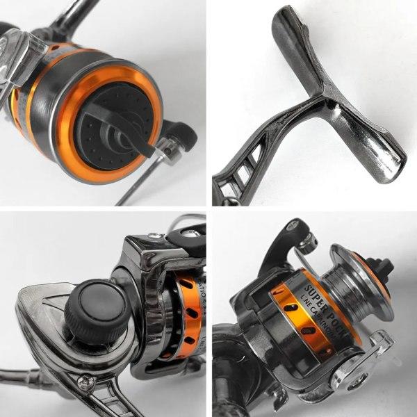 3BB 4,3:1 Mini Spinrulle Super Let Full Metal, Ferskvands-Saltvands Karpefiskerulle