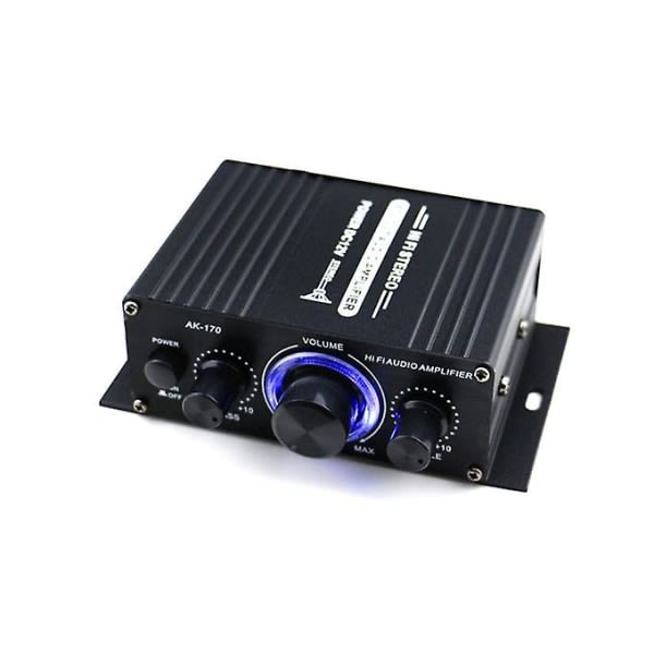 Ak170 12V Mini Lydforsterker Digital Audiomottaker Amp