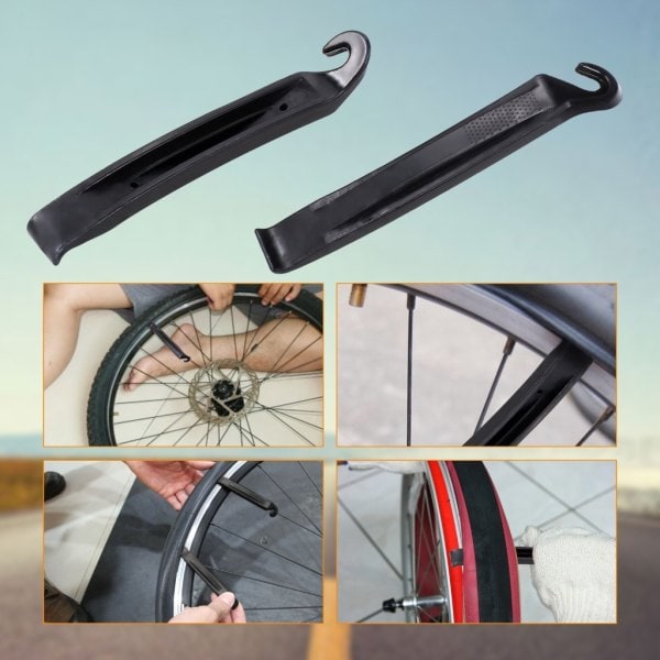 Bærbar Cykelreparationssæt Cykler Værktøjstaske Multifunktionsværktøj Minipumpe Metal Dækhegn Dæklapningssæt Tilbehør Limfri Dæklap