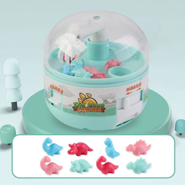 Mini Claw Machine Saker Gashapon Legetøj Grabber Fingertop Legetøj Præsenter Grøn One Size Green One Size