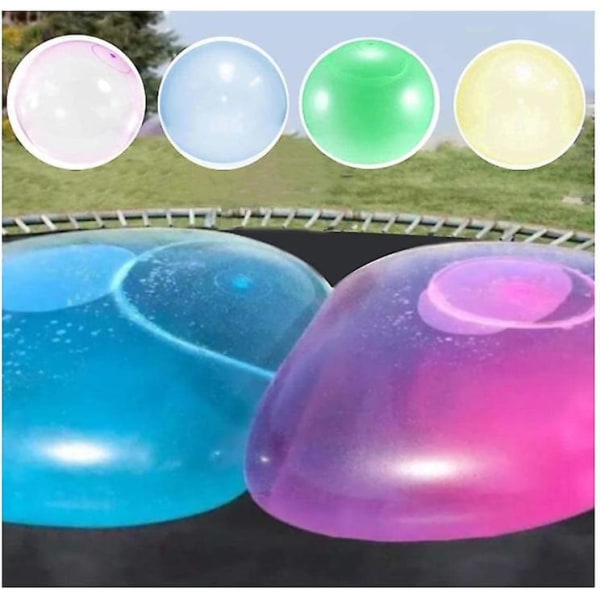 2 st Jelly Balloon Ball Bubble Ball, Ballong uppblåsbar vattenfylld boll Mjuk gummiboll