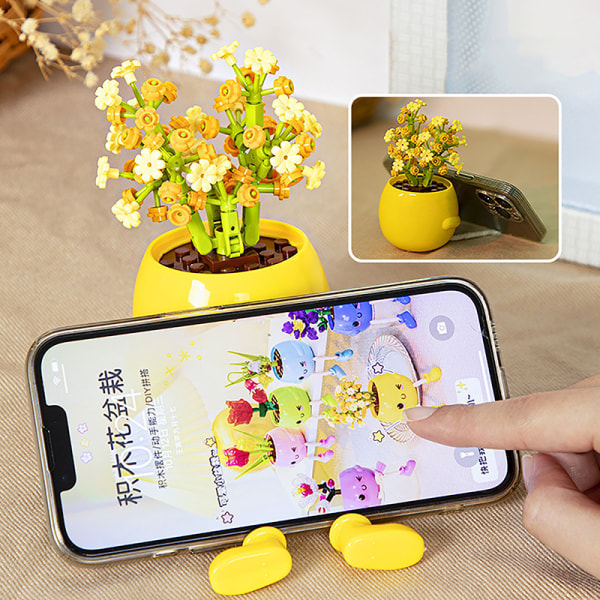 Blommor Buketter Blommor Med Vas 3D Modell Heminredning Bui C one size C one size