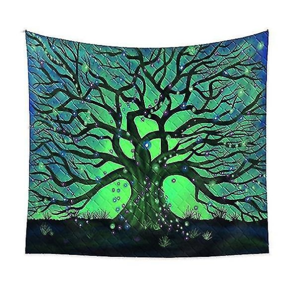150*200CM Livets träd Gobeläng Psykedelisk Skog Hippie Konst Väggbonader Heminredning