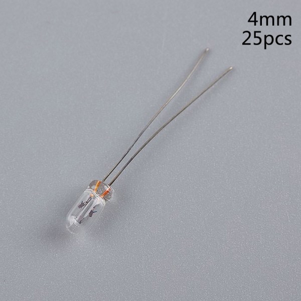 25 kpl 5 mm 4 mm 3 mm kirkas 12V minilamppu vehnän riisilamppu Switchc 25 kpl 4 mm 25Pcs 4MM