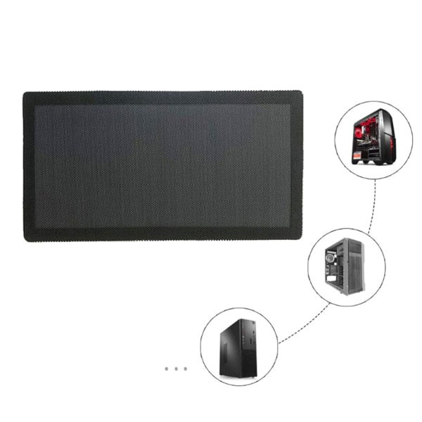 Magnetiskt Dammfilteröverdrag Nät Grillskydd för PC-dator för Kåpa 14x28mm/12x36mm