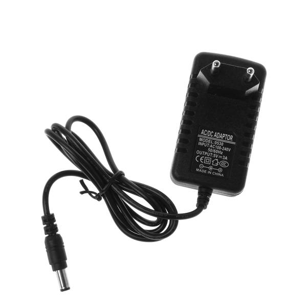 5V/3A Extern strömförsörjning AC/DC-adapter för transformatorer, USB-hubb, LED-remsa, CCTV, IP-kamera, EU-kontakt