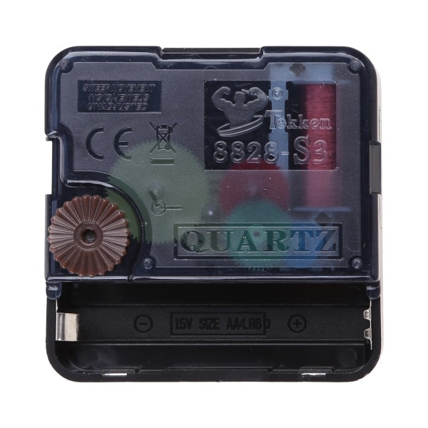 Kvarts Veggklokke Bevegelse Mekanisme Motor Display Batteridrevet Utbytte Kit for DIY Reparasjon Passer 35cm Diameter Disker