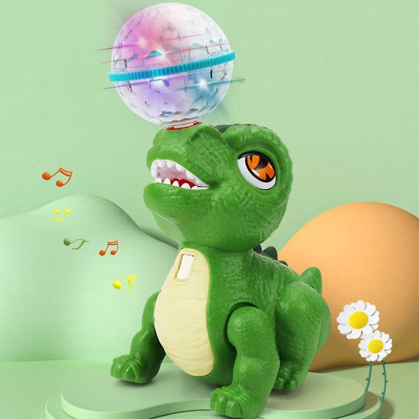 Sähköinen dinosaurus tanssilelu vauvalle Kestävä syksyvarma musiikki helppo lelu Ihanteellinen lahja pojille, tytöille