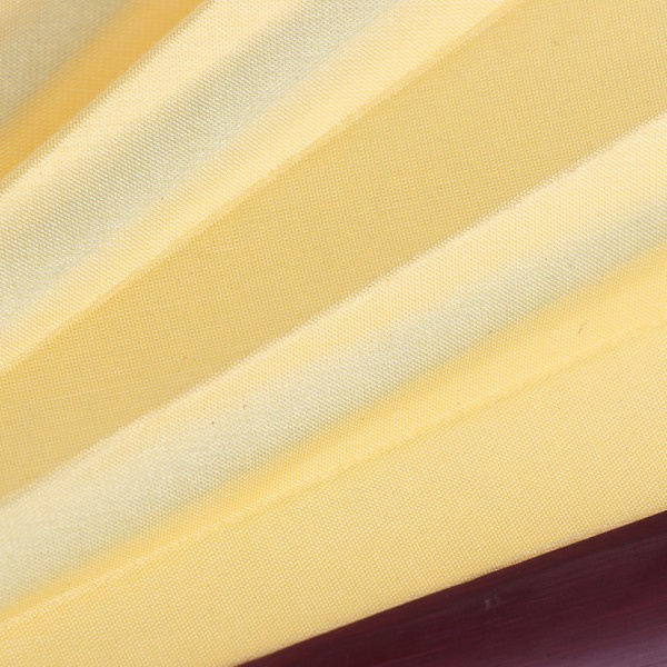 Stilfull handhållen fläkt i blankt siden - Vikbar fläkt för festbröllop - Beige 10 tum Beige 10inch