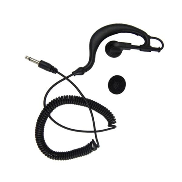 G-Shape Soft Ear Hook Headset Headset 3,5 mm Plug-Ear Hook Lyssna Endast Ham-Radios hörsnäcka/headset för 2-vägs radioapparater