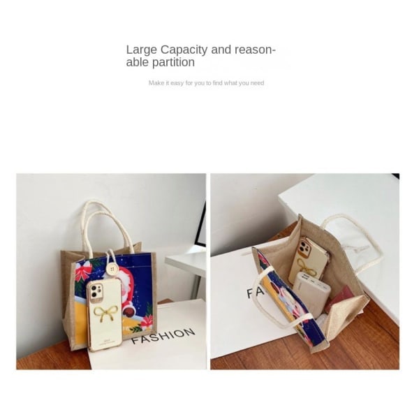 2 kpl Kahva Candy Bag Kankaallinen Laukku PUNAINEN PUNAINEN Punainen