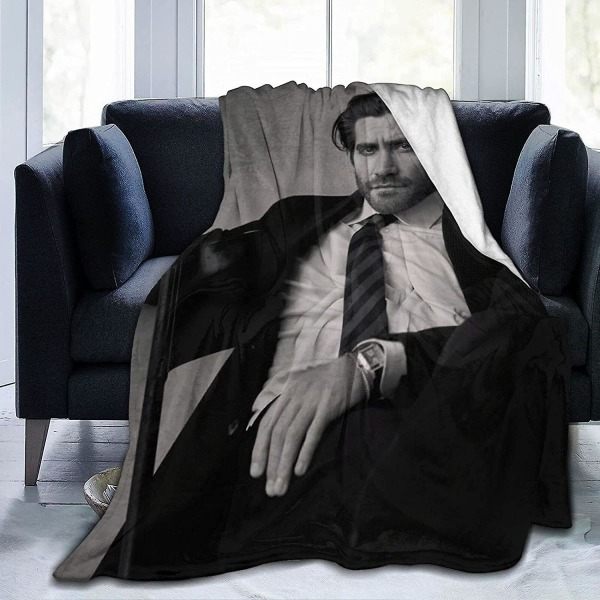Jake Gyllenhaal Filt 3D Print Lammfilt Plyschfilt Sängkläder Inredningsfilt För Vardagsrum Sovrum Dorm Decor -s268 50x40in 125x100cm
