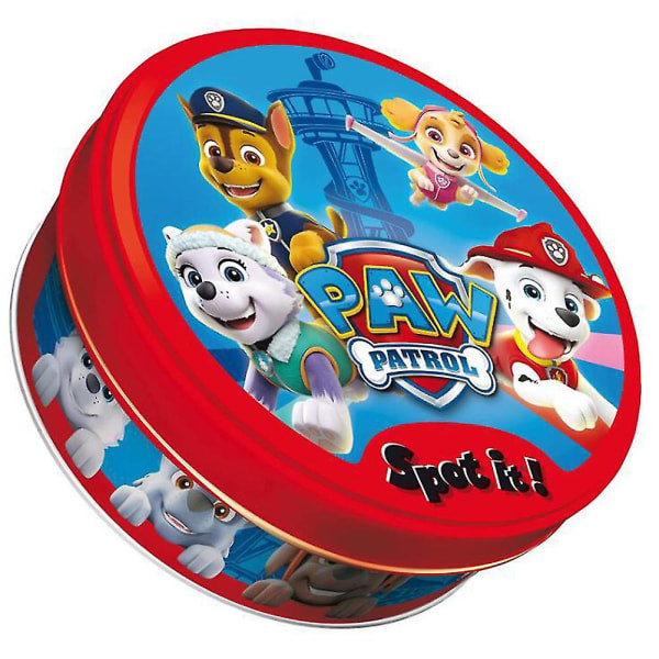 Tegnet Spot It-kortspill for barn Hånd-øye-koordinasjon Puslespill Leke Julegave Bursdagsgave Paw Patrol Paw Patrol