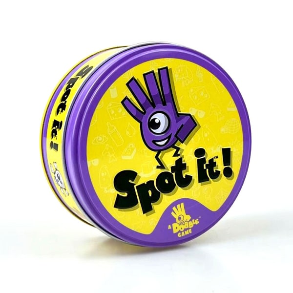 Familjepelin Spot It -korttipeli Uusi Violetti New Purple