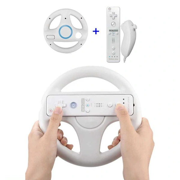 Controller compatible with Nintendo / Wii Controller with Motion Plus Blue Blå