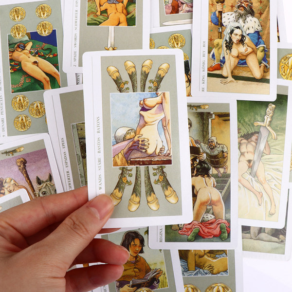 Decameron Tarotkort Prophecy Divination Deck Fest Underhållning Multicolor one size Multicolor one size