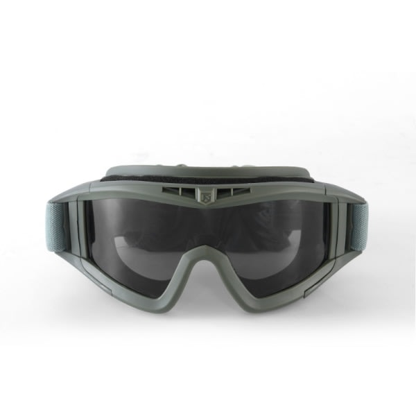 1 Set Taktiska Skyddsglasögon Militär Solglasögon 3 Linser Armé Motorcykel Armégrön