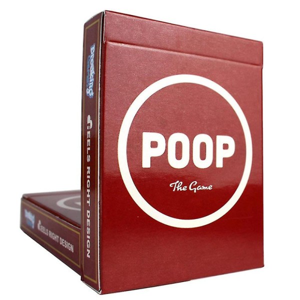 Poop The Game - Roligt och familjevänligt kortspel för barn från 6 år och uppåt - Klassiska perfekta brädspel för spelkvällar och fester - 2-5 spelare