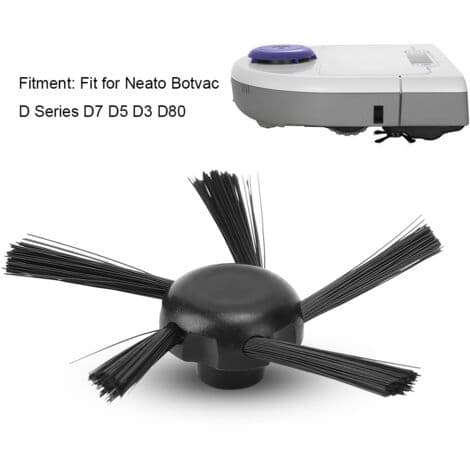 Replacement Side Brushes (6 Pieces) for Neato Botvac D Series D7 D5 D3 D80 Sweeper