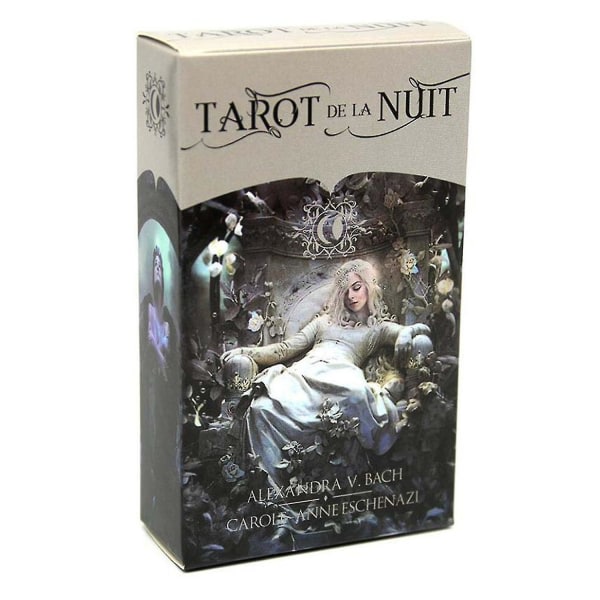 78 kortin tarot-korttipakka, mielenkiintoinen, upea Tarot De La Nuit pelaajille