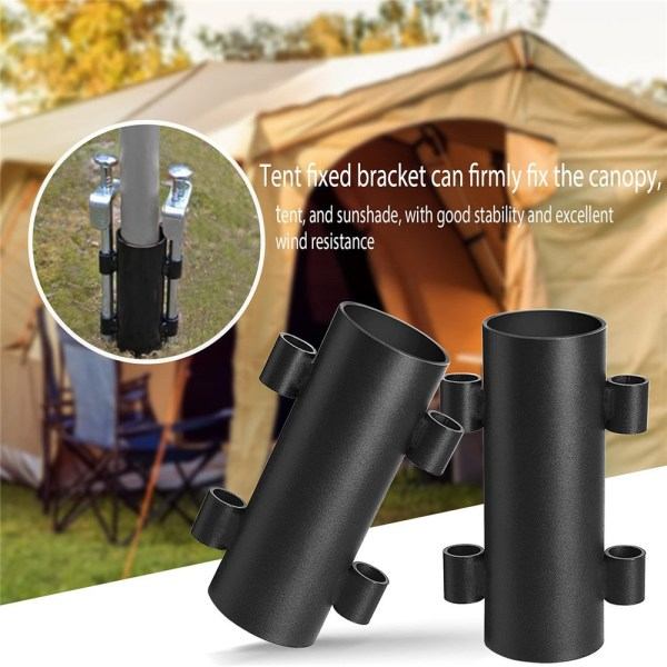 Camping Stång Hållare Stander Fast Clip Markis Tillbehör Utomhus