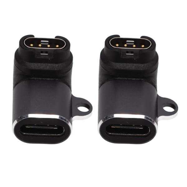 Garmin Mini USB-C Adapter för Smartklockor - 2-Pack