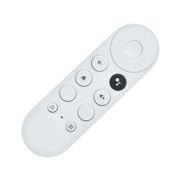 Erstatning for 2020 Google Chromecast 4K Snow G9N9N stemmestyrt fjernkontroll