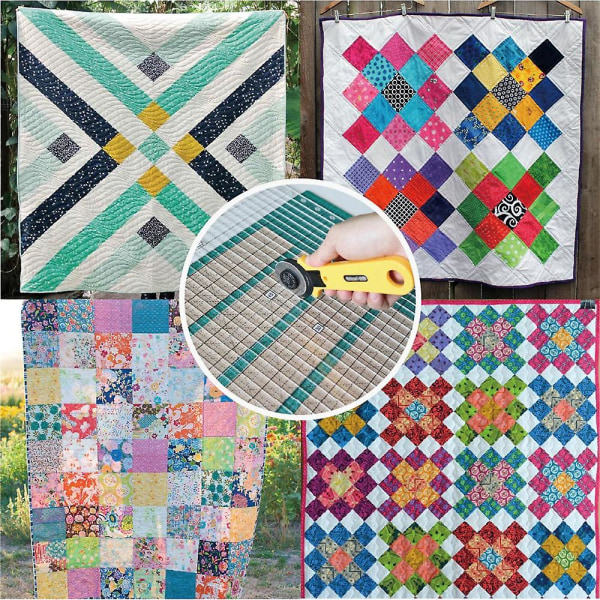 Quilt Skärlinjal Akryl Hantverk PatSYDSwork Sömnadsmall