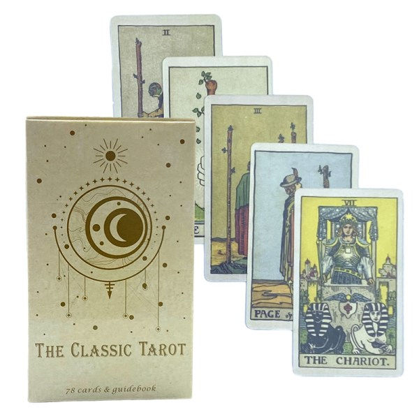 Klassiskt Tarotkort Prophecy Divination Deck Familjespel Bo A1 one size