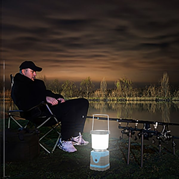 500 Lumen | LED-lyktor Batteridrivna | Orkan, nödsituation, storm, strömavbrott (grön)